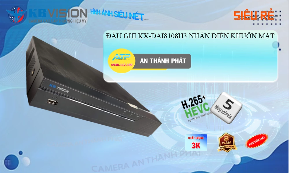 KX-DAi8108H3 sắc nét KBvision