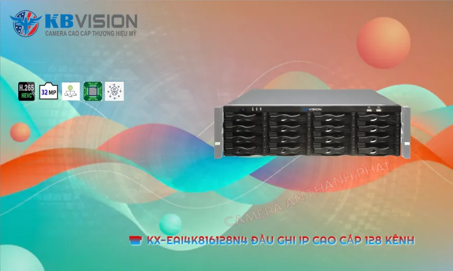 KBvision KX-EAi4K816128N4 sắc nét KBvision KX-EAi4K816128N4 sắc nét