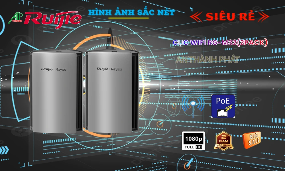 Thiết Bị Mạng Ruijie RG-M32(2PACK)