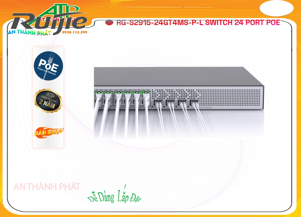 RG-S2915-24GT4MS-P-L Hãng Ruijie RG-S2915-24GT4MS-P-L Hãng Ruijie