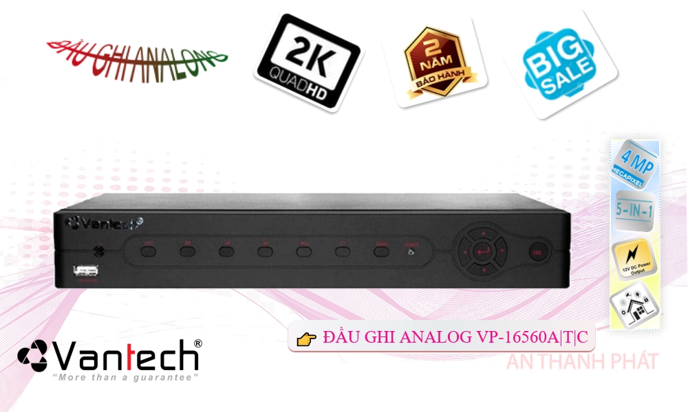 Đầu Thu KTS VanTech VP-16560A|T|C Giá rẻ
