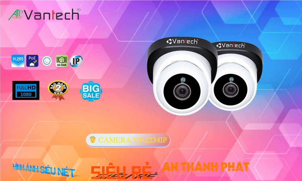 Camera An Ninh VanTech VP-2234IP Giá tốt