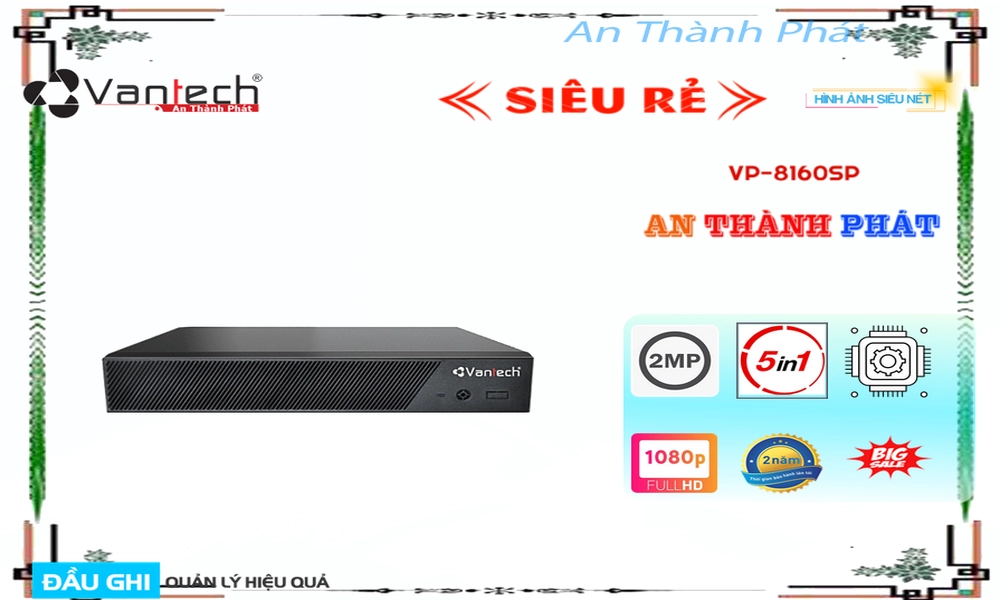 Đầu Thu VanTech VP-8160SP ⤿ Đầu Thu VanTech VP-8160SP ⤿