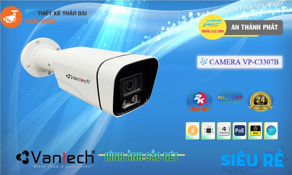 ✲  VP-C3307B Hình Ảnh Đẹp VanTech