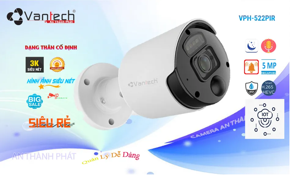 VPH-522PIR sắc nét VanTech