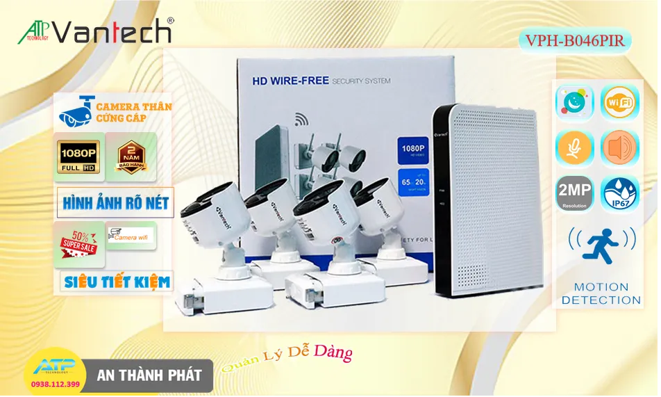 VPH-B046PIR sắc nét VanTech
