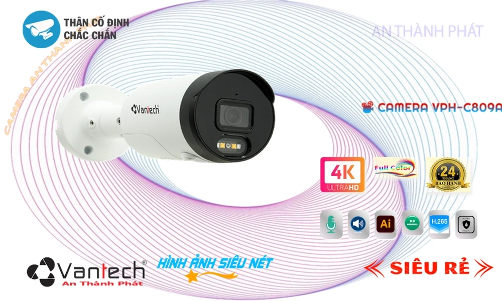 Camera Công Nghệ IP VPH-C809AI VanTech Camera Công Nghệ IP VPH-C809AI VanTech