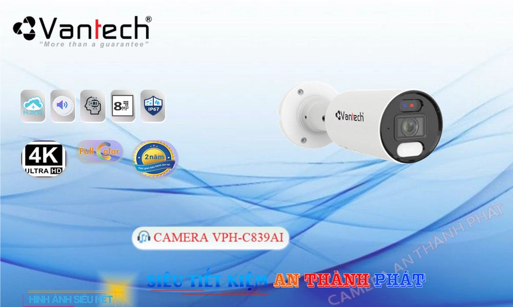 VPH-C839AI Camera Ip Sắc Nét VanTech Giá rẻ