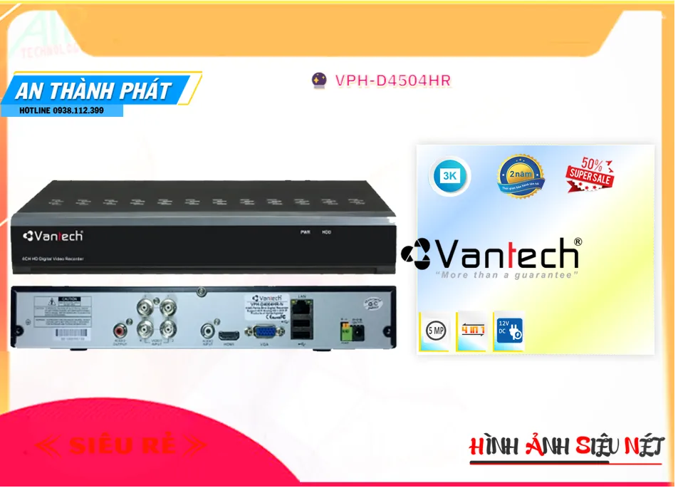 VPH-D4504HR sắc nét VanTech VPH-D4504HR sắc nét VanTech