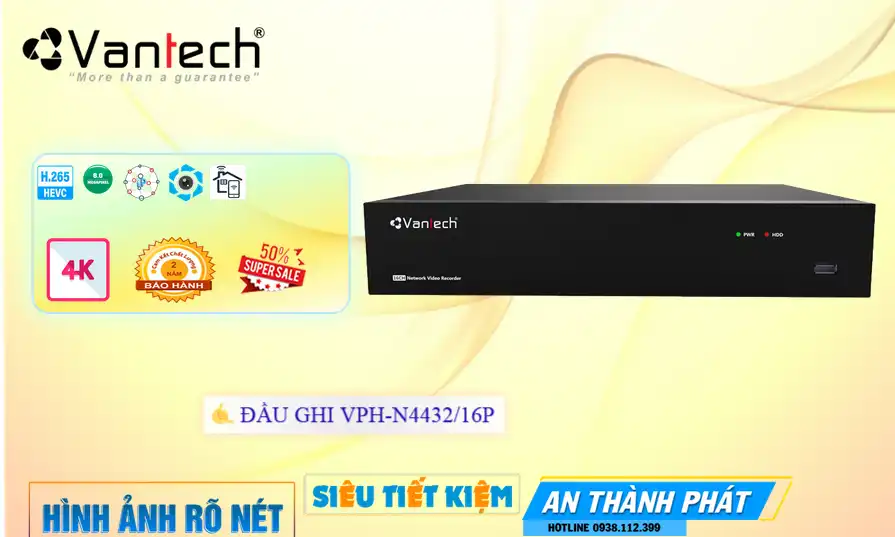 ➠  VPH-N4432/16P sắc nét VanTech