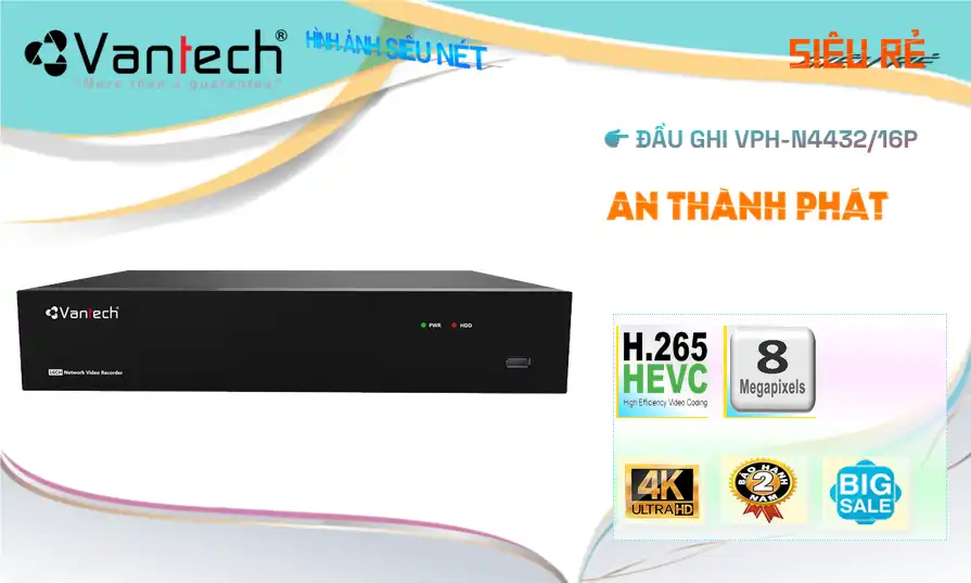➠  VPH-N4432/16P sắc nét VanTech