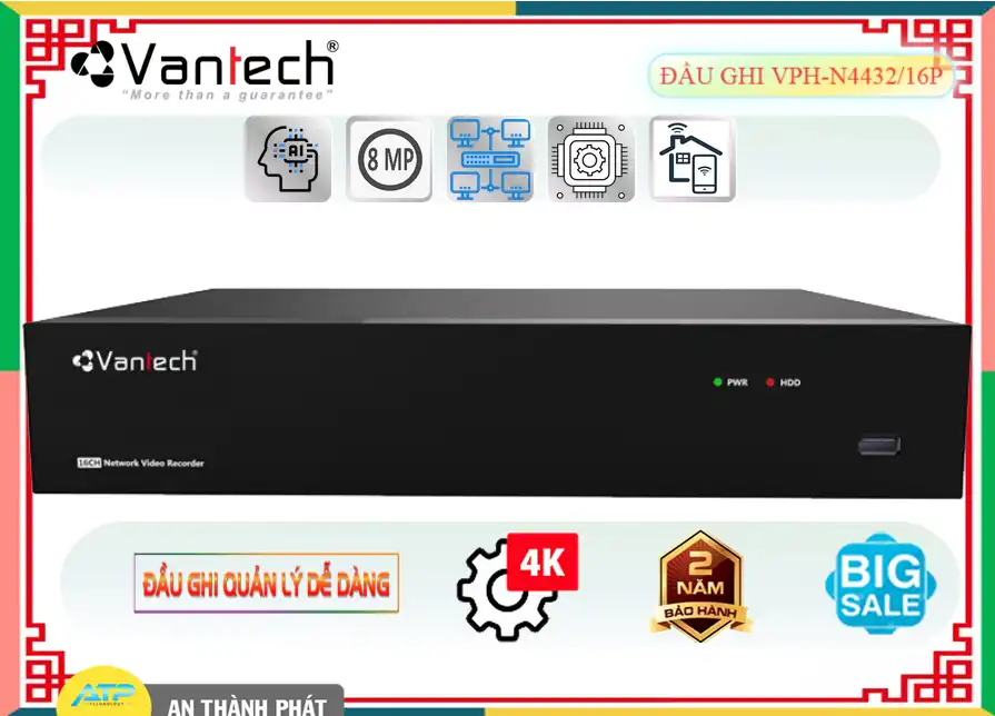 ➠  VPH-N4432/16P sắc nét VanTech