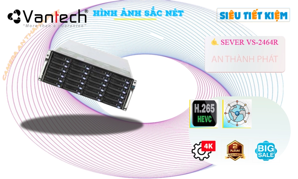 Đầu Ghi Camera VS-2464R VanTech đang khuyến mãi