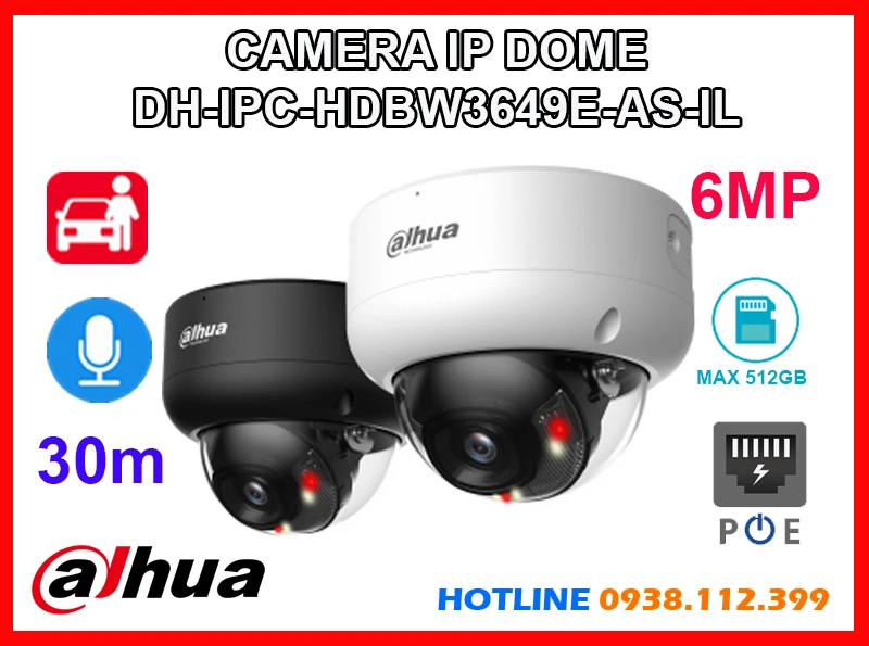 Camera Dahua DH-IPC-HDBW3649E-AS-IL (6MP), camera quan sát DH-IPC-HDBW3649E-AS-IL, lắp đặt camera DH-IPC-HDBW3649E-AS-IL, camera DH-IPC-HDBW3649E-AS-IL giá rẻ, camera chính hãng dahua DH-IPC-HDBW3649E-AS-IL, DH-IPC-HDBW3649E-AS-IL, camera ghi âm DH-IPC-HDBW3649E-AS-IL,