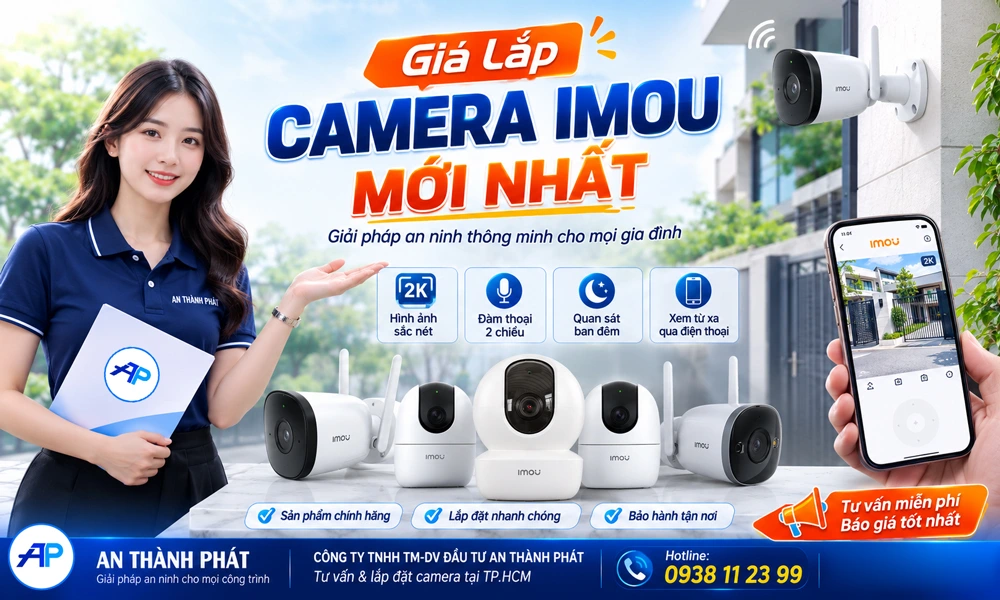 giá lắp dặt camera imou mới nhất