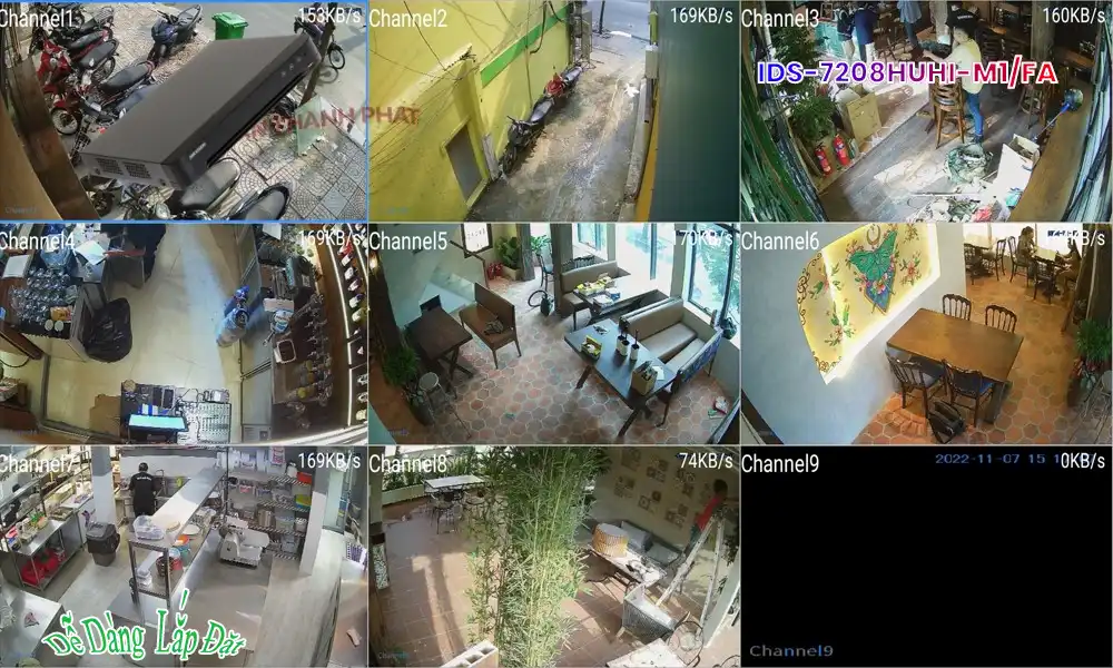 iDS-7208HUHI-M1/FA sắc nét Hikvision