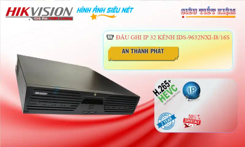 Đầu Ghi Hikvision iDS-9632NXI-I8/16S
