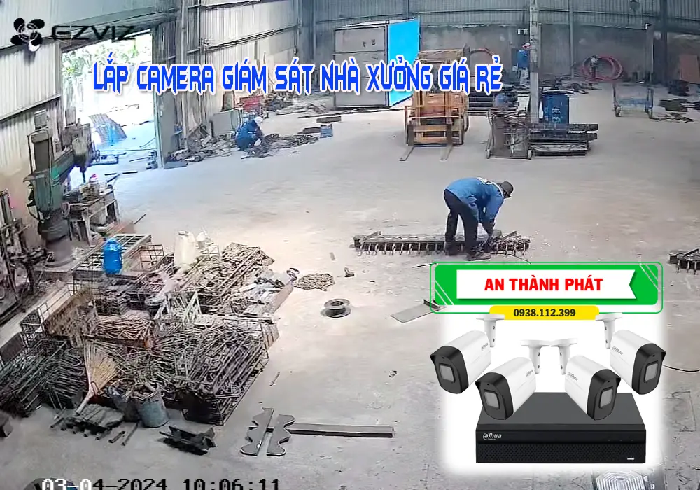 Hình Camera thực tế Chất Lượng Hình 4.0 MP Độ phân giải Ultra 2k của bộ Bộ Camera Nhà Xưởng Báo Động sử dụng mã DH-IPC-HFW3449T1-ZAS-PV Hình Camera thực tế Chất Lượng Hình 4.0 MP Độ phân giải Ultra 2k của bộ Bộ Camera Nhà Xưởng Báo Động sử dụng mã DH-IPC-HFW3449T1-ZAS-PV