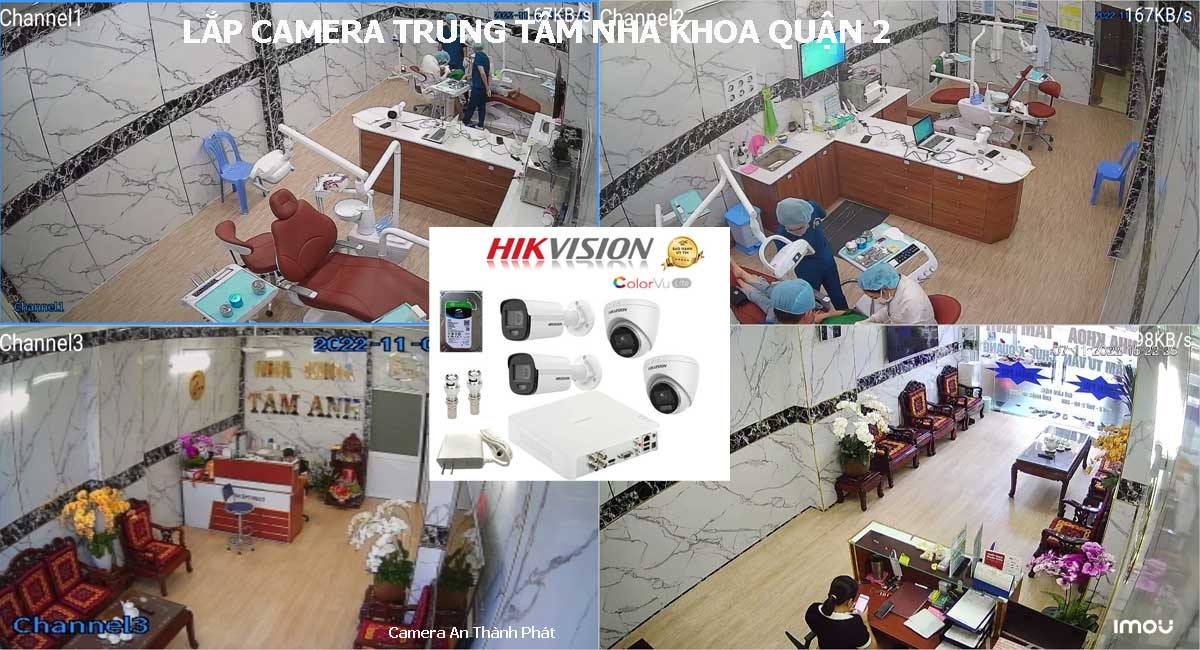 Lắp camera phòng nha khoa quận 2