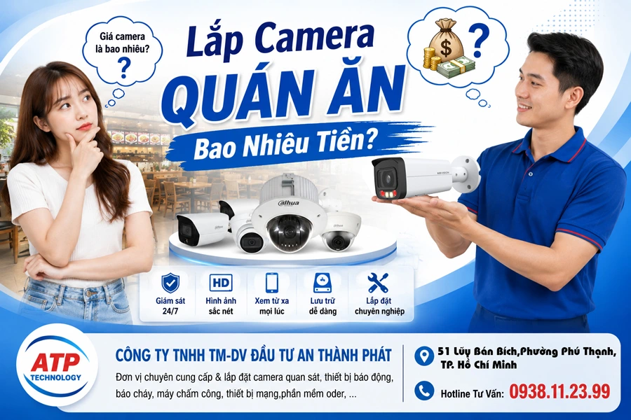 lắp đặt camera quan sát giá bao nhiêu