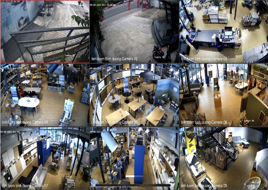 Trọn Bộ Camera Giám Sát Tiệm Vàng