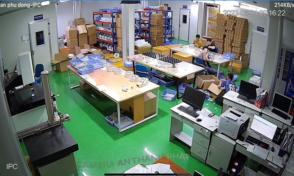 Hình  Camera  thực tế  Chất Lượng Hình  2.0 MP FULL HD 1080P  Sắc nét tiết kiệm chi phí  của bộ Trọn Bộ Camera An Ninh Khu Phố sử dụng mã DH-IPC-HFW1230A-A